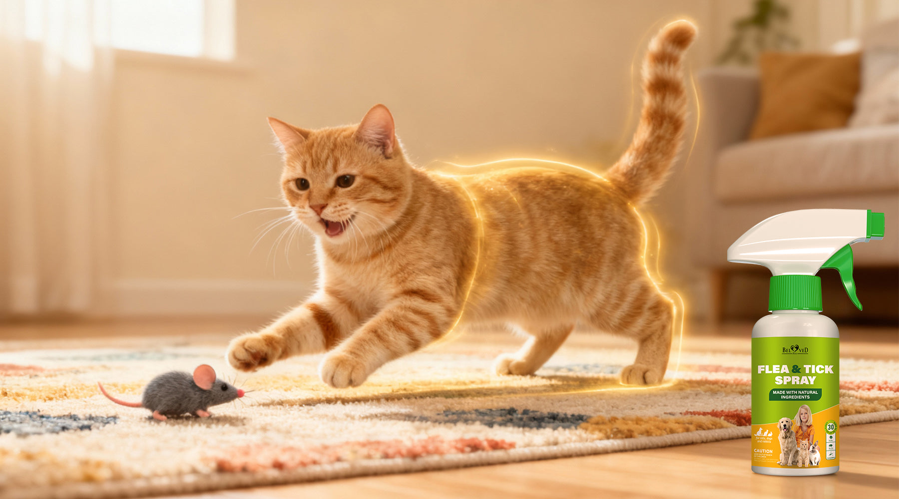 How to Use the Natural Flea & Tick Spray for Kittens Safely ...