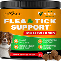 Dog Flea & Tick + Multivitamin Soft Chews for dogs — Beloved Pets — photo 1