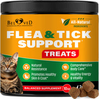 Beloved Pets Flea & Tick Support Chewable Treats with Chicken Flavor f for cats — Beloved Pets — photo 1