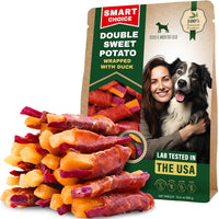 Sweet Potato & Duck Wrap Dog Treats (10.6 oz) for dogs — Beloved Pets — photo 1