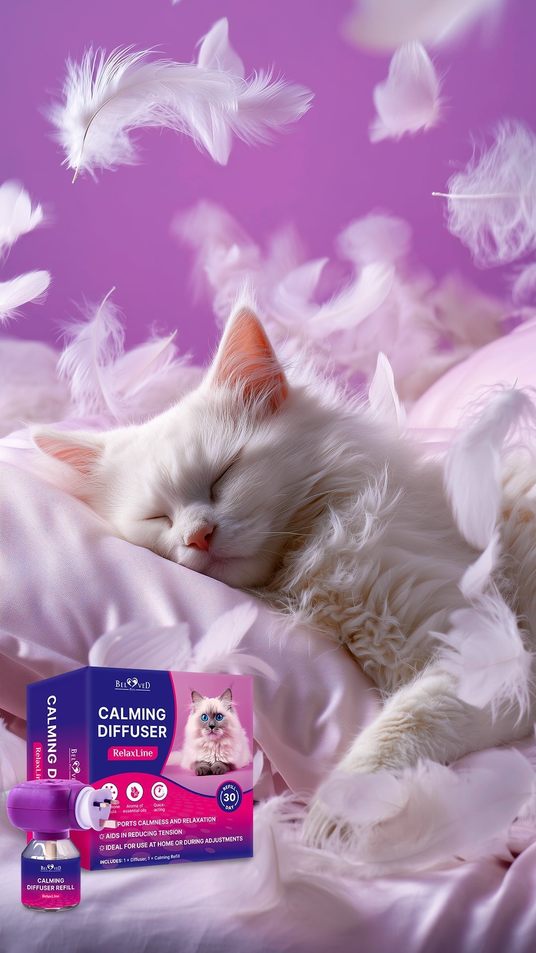 How to Use the Beloved Pets Cat Calming Diffuser Effectively
