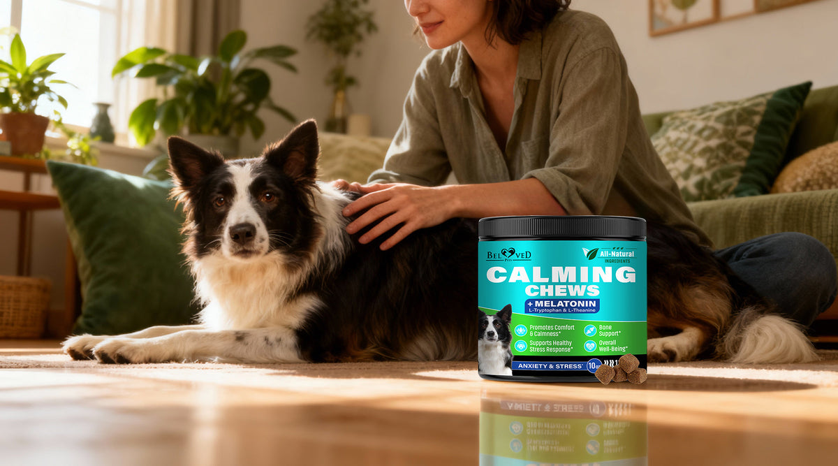 One Treat, Three Benefits — Calm Mind, Strong Joints & Shiny Coat!