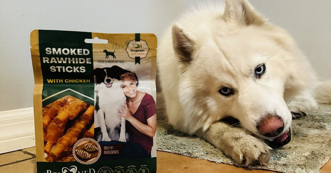 Smoked Rawhide Sticks Wrapped with Chicken – Long-Lasting Chew Treats