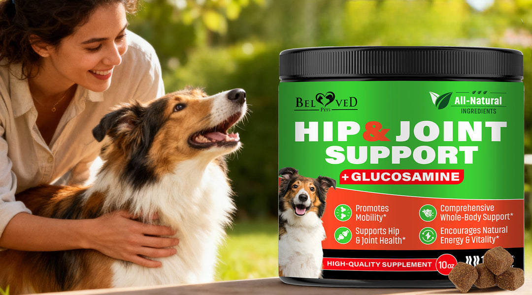 Say Goodbye to Stiff Joints — Natural Pain Relief for Happy, Active Dogs!