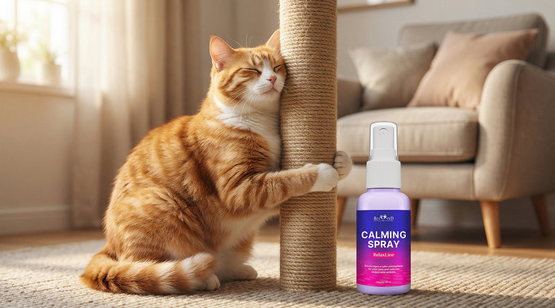 How a Calming Pheromone Spray Helps Protect Furniture and Reduce Stress Behaviors in Cats