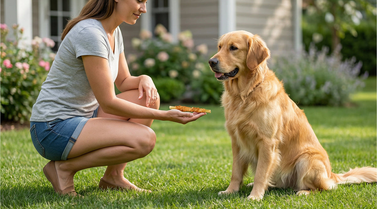 Fish-Based Chews with Chicken for Safer, Longer Chewing