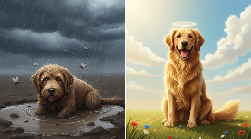 What your dog feel while fleas are attack the skin