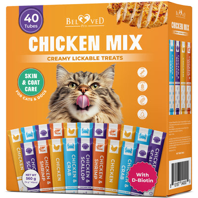 Creamy Lickable Cat Treats & Wet Squeeze Tubes for cats and dogs — Beloved Pets