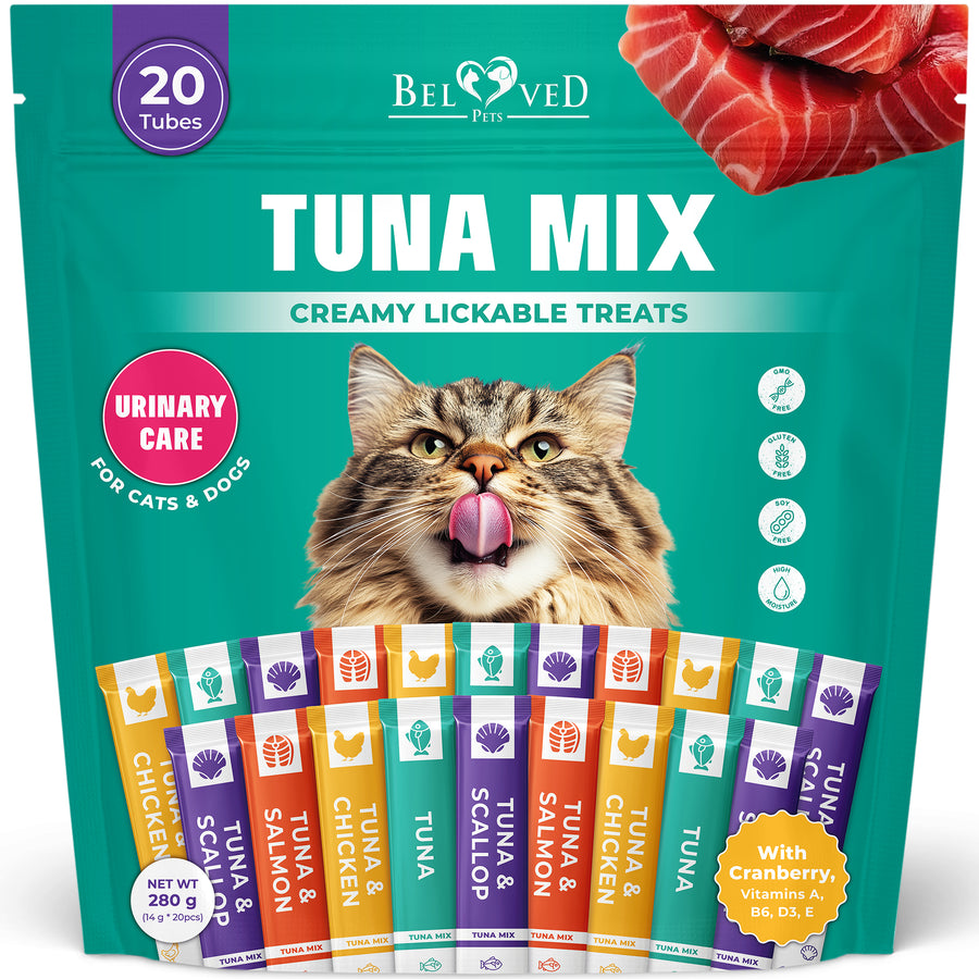 Creamy Lickable Cat Treats for cats and dogs — Beloved Pets