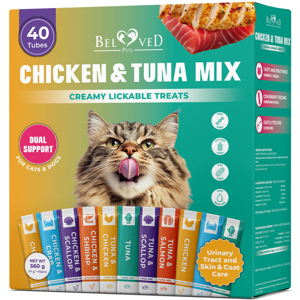 Creamy Lickable Cat Treats for cats and dogs — Beloved Pets