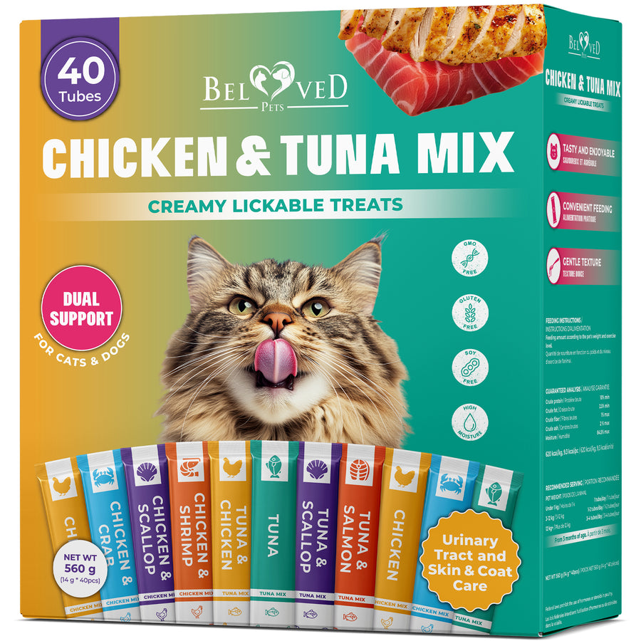 Creamy Lickable Cat Treats for cats and dogs — Beloved Pets