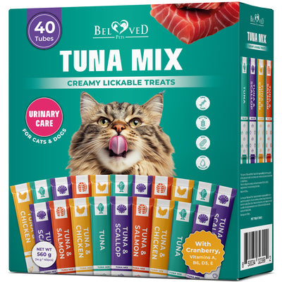 Beloved Pets Creamy Lickable Cat Treats & Wet Squeeze Tubes for cats and dogs — Beloved Pets