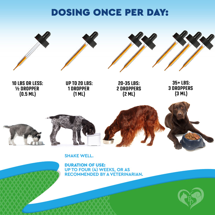 Cat & Dog Hemp Oil Drops - Pet Calming Anti Anxiety & Herbal Stress Relief - Natural Organic Liquid Medication for Arthritis & Hip, Joint Pain Releaf - Dog Sedative Supplements Made in USA