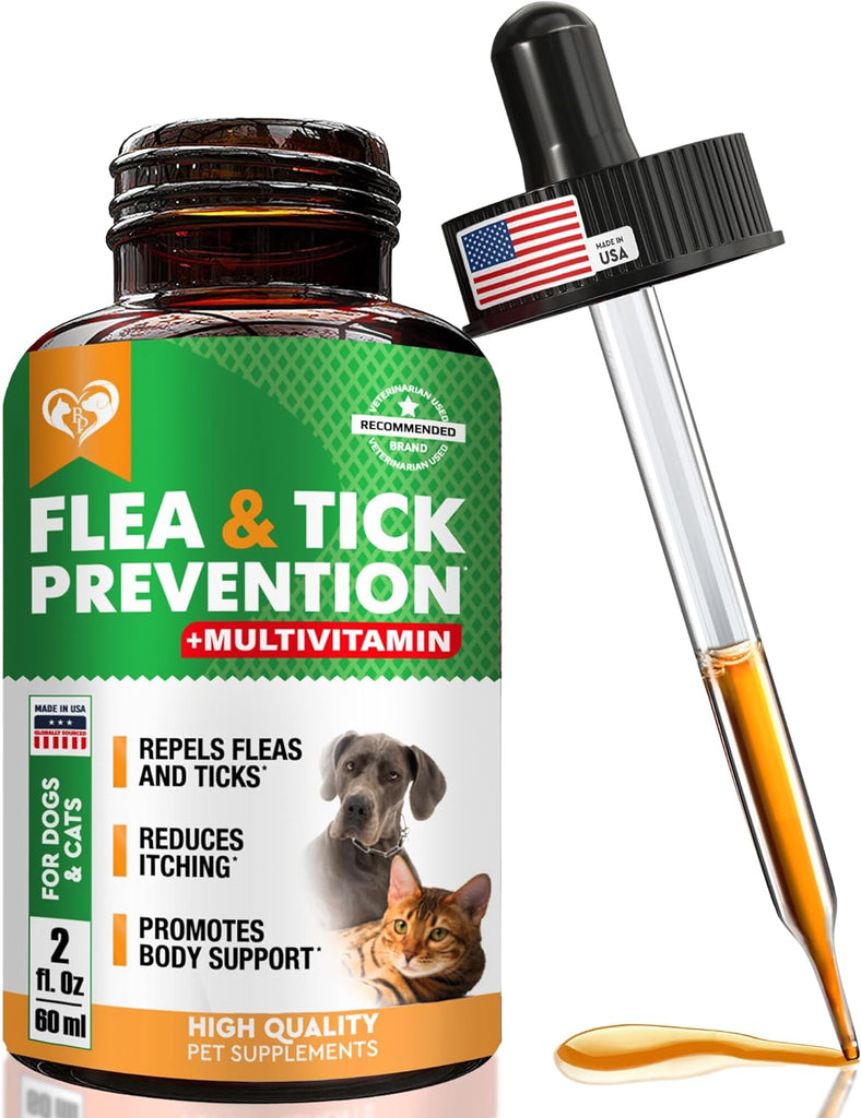 Natural care flea shops and tick drops for small dogs