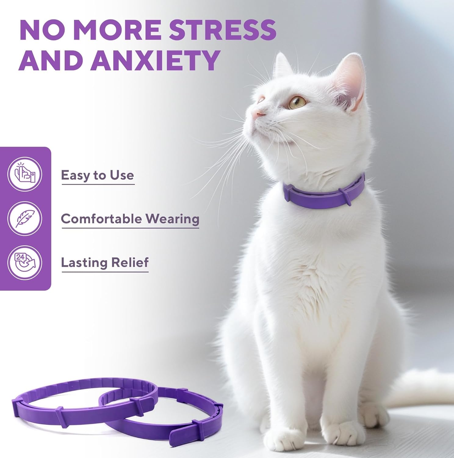 Relaxivet Calming Collar for Cats and Small Dogs Reduce Anxiety Your Pets Belovedpetsbrand