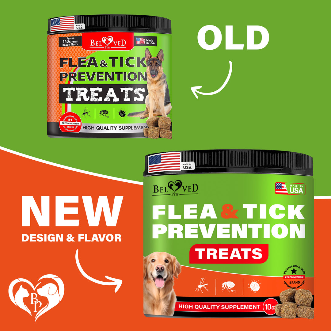 Flea and Tick Prevention Chewable Pills for Dogs - Revolution Oral Flea Treatment for Pets - Pest Control & Natural Defense - Chewables Small Tablets Made in USA (Chicken)
