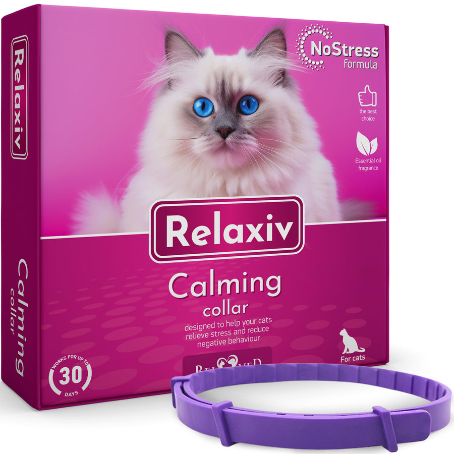 Calming Collar for Cats | Improved DE-Stress Formula | Reduces Anxiety for cats — Beloved Pets