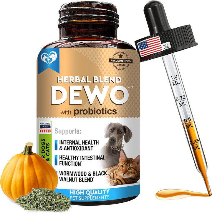 Beloved Pets Herbal Digestive Supplement with Probiotics for Cats & Dogs, 2-fl oz bottle