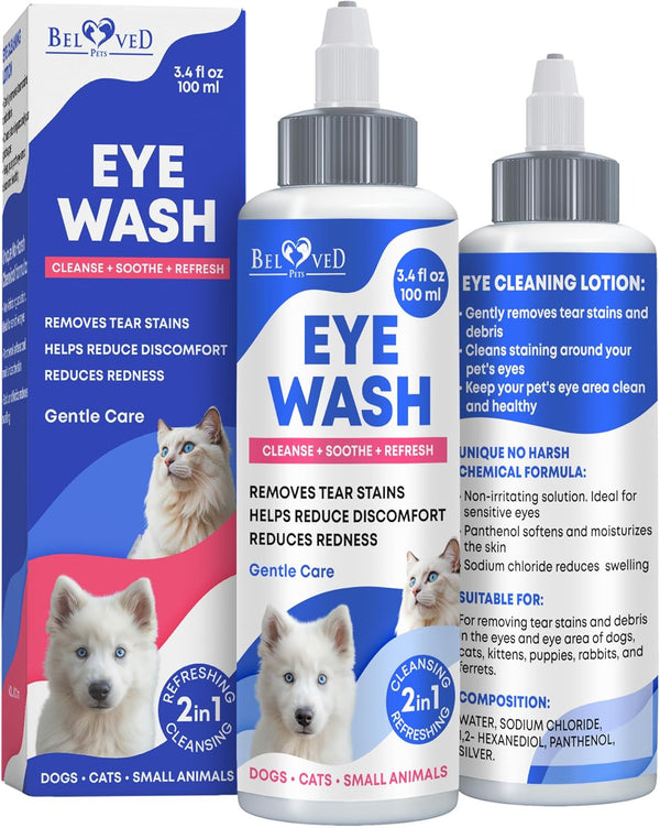 Cat & Dog Eye Wash Drops for cats and dogs — Beloved Pets