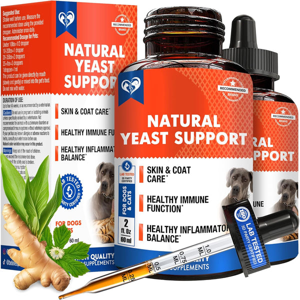 Natural Yeast & Itch Support Drops for Cats & Dogs — Beloved Pets