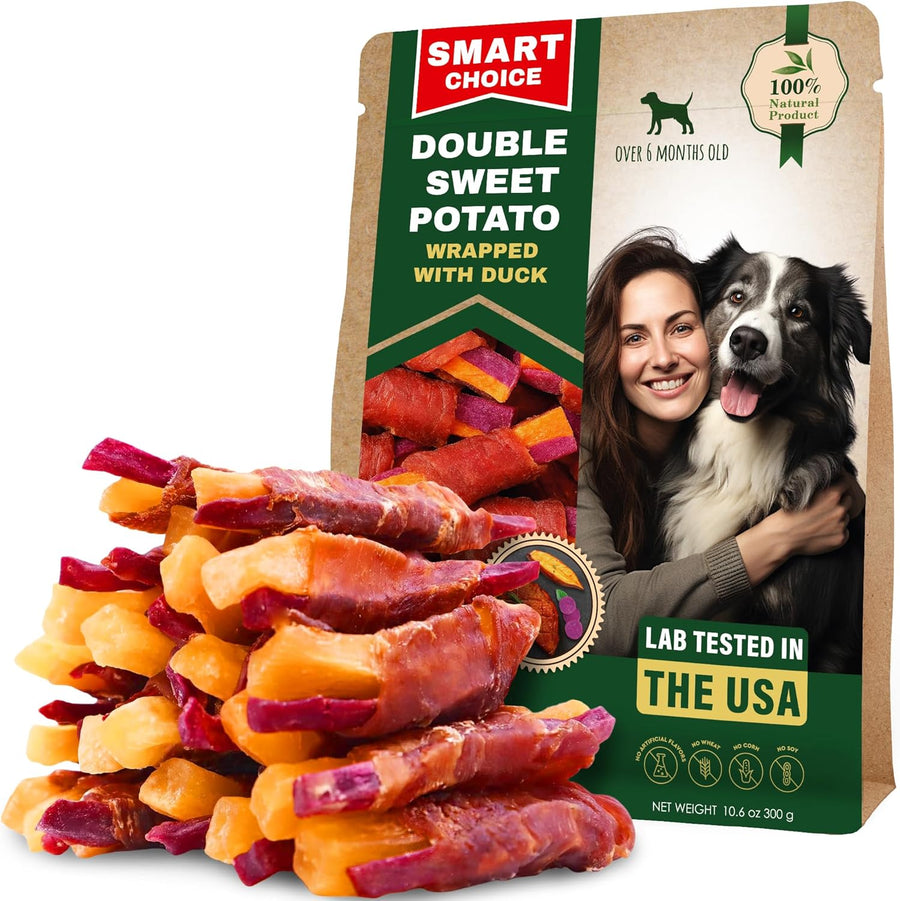 Sweet Potato & Duck Wrap Dog Treats (10.6 oz) for dogs — Beloved Pets