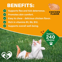 Beloved Pets Flea & Tick Support Chewable Treats with Chicken Flavor f for cats — Beloved Pets, photo 3 — photo 3