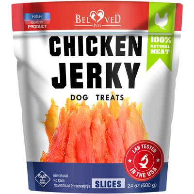Chicken Jerky Slices 1.5 lb for dogs — Beloved Pets