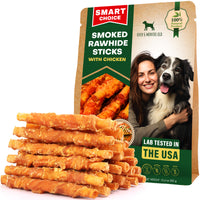 Smoked Chicken-Wrapped Rawhide Sticks for dogs — Beloved Pets — photo 1