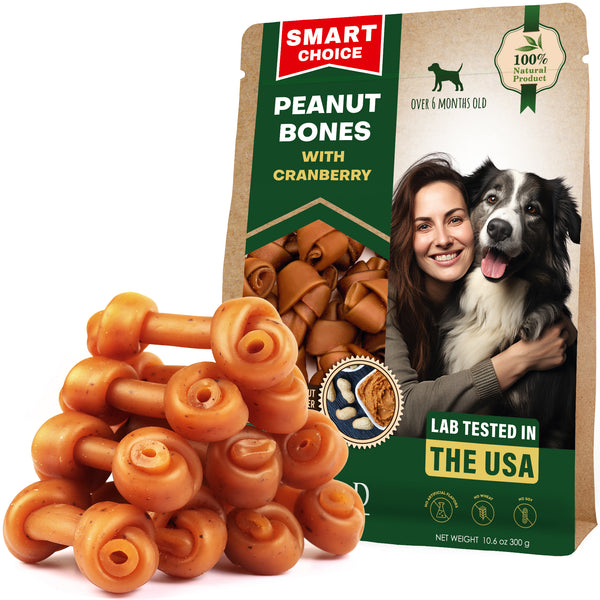 Peanut Butter & Cranberry Bones for dogs — Beloved Pets