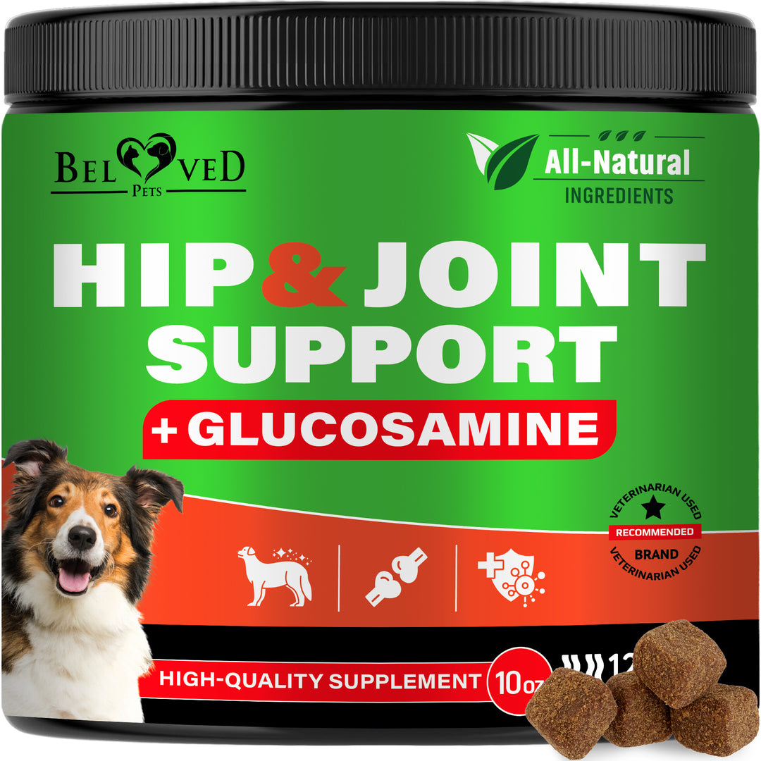 Dog Hip and Joint Supplement & Arthritis Pain Relief Treats - Glucosamine Chondroitin MSM Soft Chews for Senior Dogs - Natural Medicine & Support Mobility - Turmeric Vitamins for Dysplasia - USA