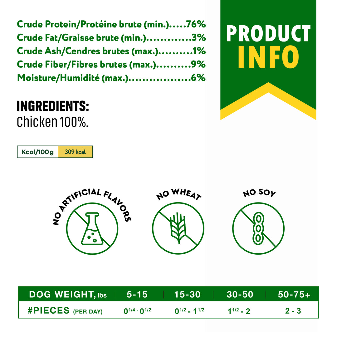 Freeze Dried Chicken Treats for Cats and Small Dogs - All Natural Meat Cubes Raw Pet Food - Human Grade High-Protein Snacks & Grain-Free Jerky Chews