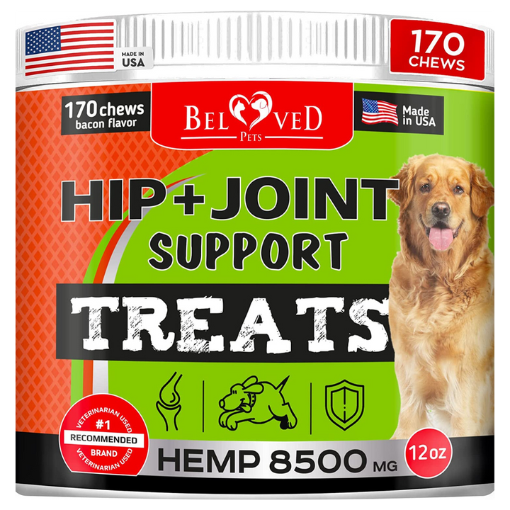 Glucosamine Chondroitin Soft Chews for Dogs with MSM: Advanced Natural Hip and Joint Support. Arthritis and Pain Relief. Skin and Coat and Bone Health - Belovedpetsbrand