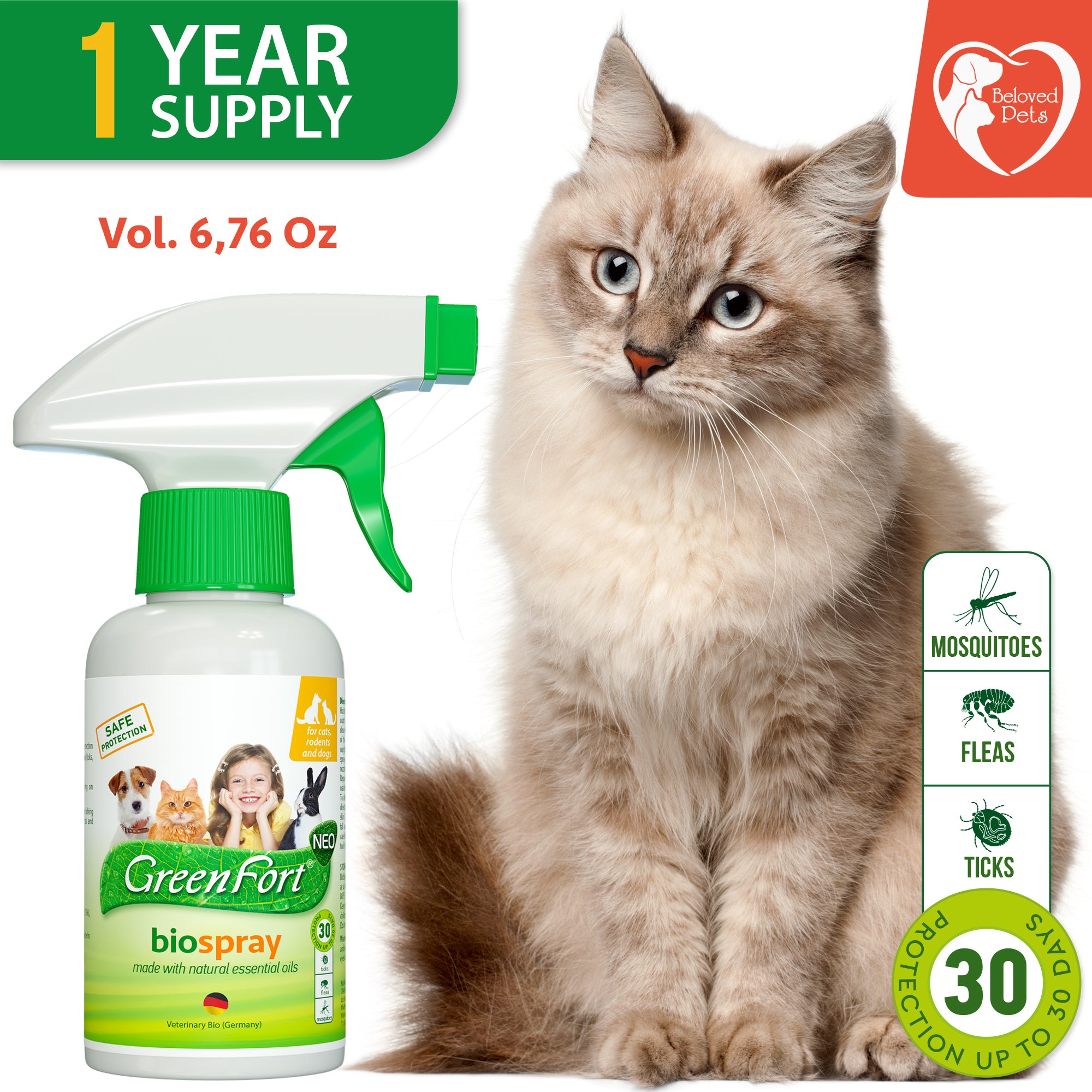 Safest flea 2024 control for cats