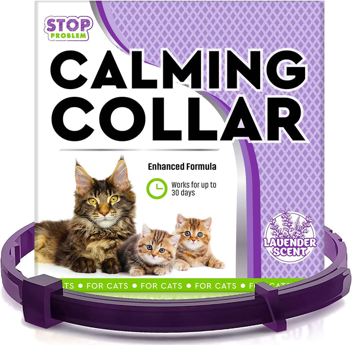 Beloved Pets Pheromone Calming Collar for Cats with Long-Lasting Effect - Enhanced Calm Formula of Anxiety Relief & Behavior Control - Stress Prevention for Your Pets