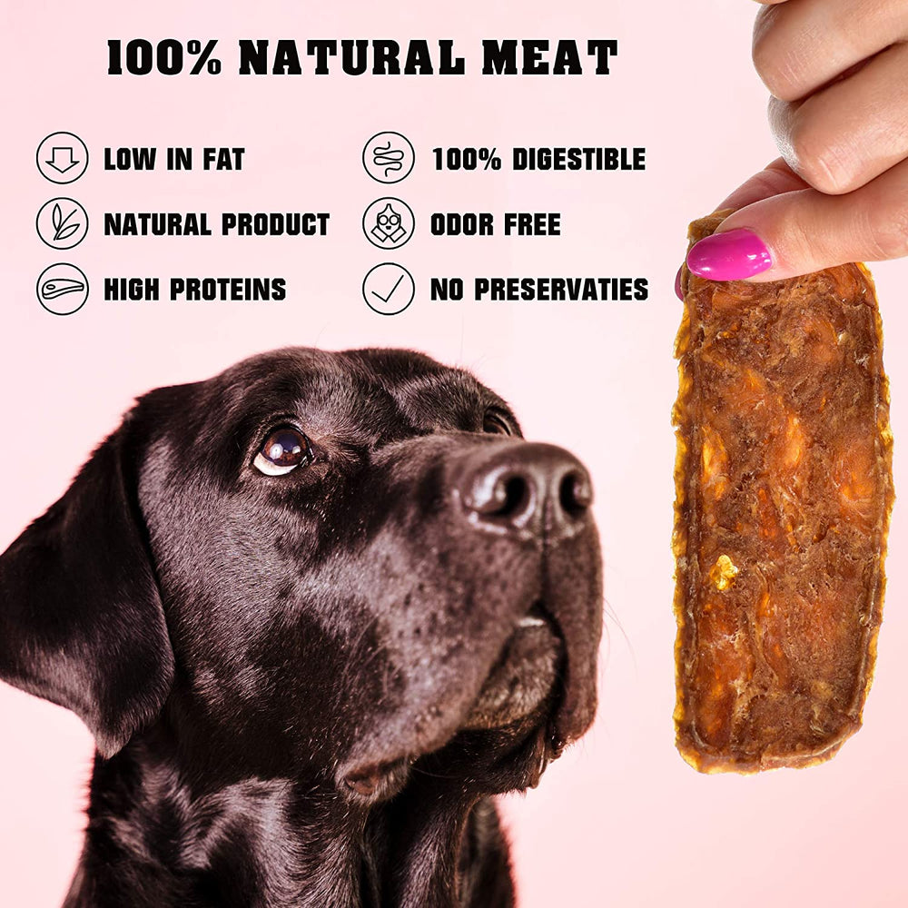 Beloved Pets Chicken Jerky Dog Treats - Slices & Fillet Snack - All Natural Delicious Chews - Incredible Taste - Ideal for Training - Made for USA 24 Oz. - Belovedpetsbrand