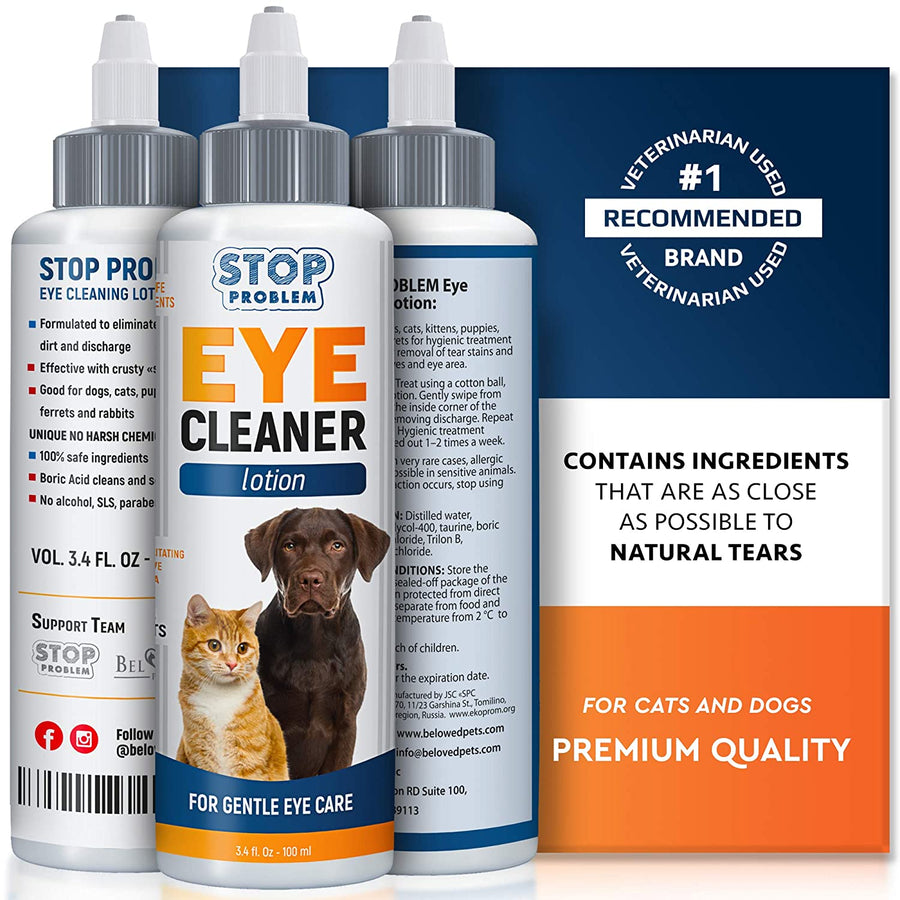 Pet Eye Wash Drops – Irritation & Allergy Relief