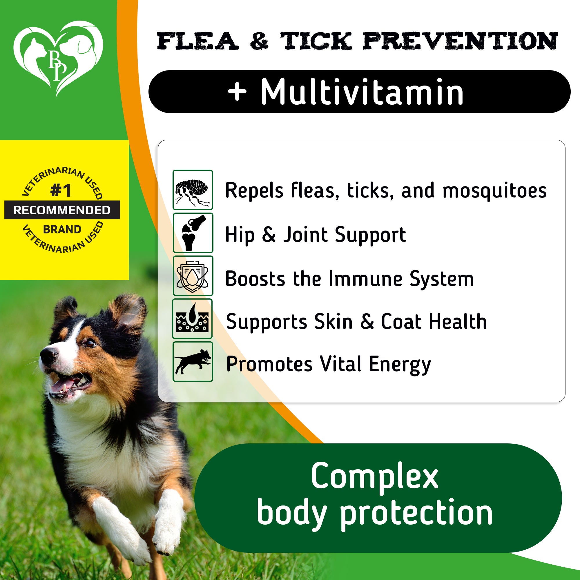 Flea and tick clearance prevention pill for dogs